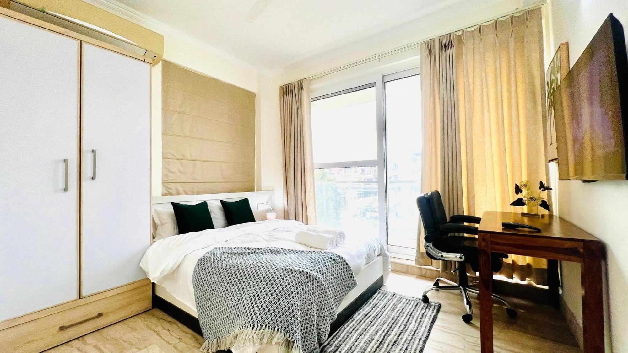 Olive Serviced Apartments - New Friends Colony New Delhi Exteriör bild