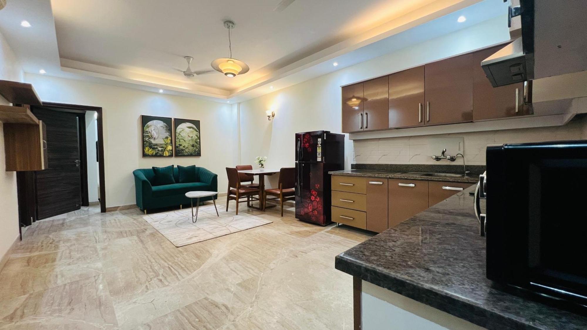 Olive Serviced Apartments - New Friends Colony New Delhi Exteriör bild
